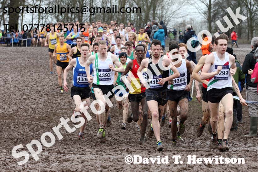 Senior mens 2018 British Inter Counties Cross Country Champs., Prestwold Hall, Loughborough. Photo: David T. Hewitson/Sports for All Pics